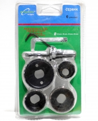 6PC HOLE SAW SET