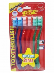 TOOTHBRUSH 6PC