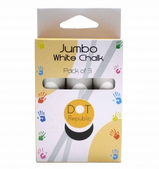 JUMBO WHITE CHALK 3 PC PK