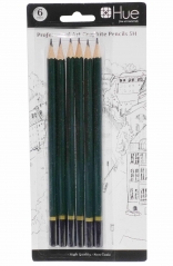 PRO ART GRAPHIC PENCILS 5H 6PC PK