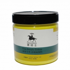 GREEN KNIGHT FINE ACRYLIC COLOURS/ LEMON YELLOW