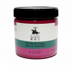 GREEN KNIGHT FINE ACRYLIC COLOURS/ ROSE RED