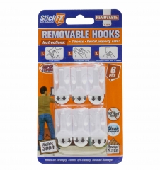 REMOVABLE HOOKS 6PCE