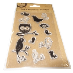 OWL& BIRD CLEAR STAMPS