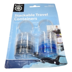 TRAVEL CONTAINERS STACKABLE