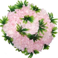 ROUND FUNERAL WREATH /Gerberas