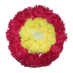 ROUND FUNERAL WREATH /Gerberas