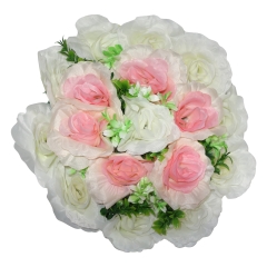 ROUND FUNERAL WREATH /Rose Blooms