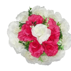 ROUND FUNERAL WREATH /Rose Blooms
