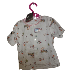 SHORT SLEEVE TOP WITH CARTOON PRINTS