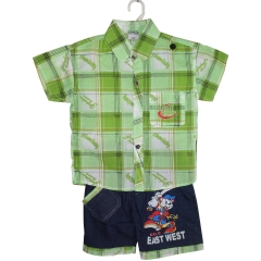 SHORT SLEEVE SHIRT & SHORTS SET