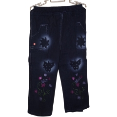 DENIM JEANS WITH ELASTIC WAIST "MINNIE"