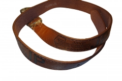 MENS 100% LEATHER EMBOSSED BELT