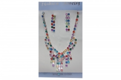 Fashion necklace with matching earings