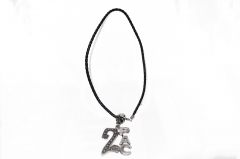 Street Pendant with Corded Necklace