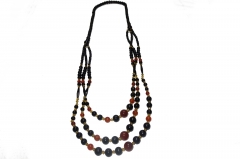 Triple Strand Ladies Fashion Dress necklace