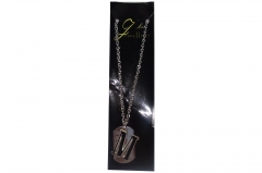Letter Pendent With silver chain M