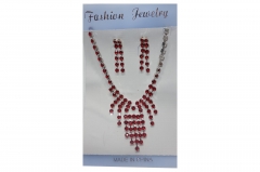 Fashion necklace with matching earings