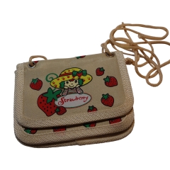 GIRLS SHOULDER STRING PURSE 'STRAWBERRY