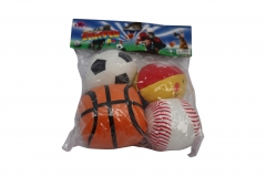 Stuffed Solf footballs 4 pack