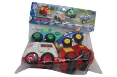 Emergency vehicles set of 4