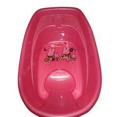 PORTABLE BABY BATH PLASTIC / RED