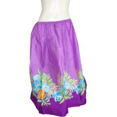 LADIES SKIRT WITH 2 SIDE POCKETS & ELASTIC WAISTE