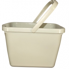 REQTANGLE 20 LITER PVC BUCKET / WHITE