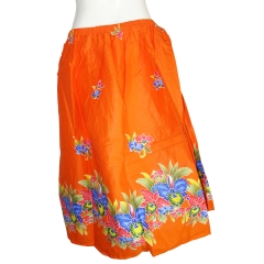 LADIES SKIRT WITH 2 SIDE POCKETS & ELASTIC WAISTE