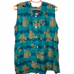 LADIES RAYON SLEEVELESS TO BUTTON UP