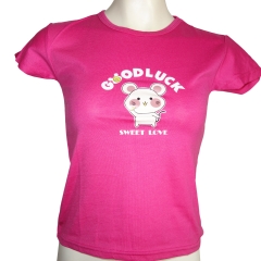 POLY COTTON T SHIRTS WITH PRINT  SIZE M