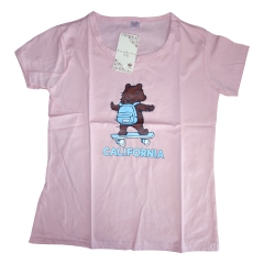 GIRLS COTTON PRINT T SHIRT 2/ 4 YR OLD