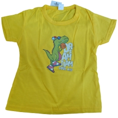 GIRLS COTTON PRINT T SHIRT 2/ 4 YR OLD