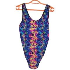 ONE PC POLYMIDE ELASTAN SWIM SUIT FREE SIZE 12/14