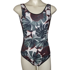 ONE PC POLYMIDE ELASTAN SWIM SUIT FREE SIZE 12/14