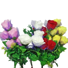 BOUQUET OF ROSE BLOOMS WithBlack ^