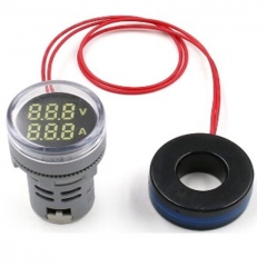 AC12-500V 0-100A universal ROUND Voltmeter-Ammeter...