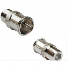 F-Type Connector, Threaded F-pin Female to Quick F...