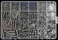 304 stainless steel， 24Kinds of M3 M4 M5 Screw ,Nu...