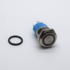 Blue 12-24V 16mm SelfLock Switch Button