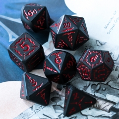 Frosted Red Numbers