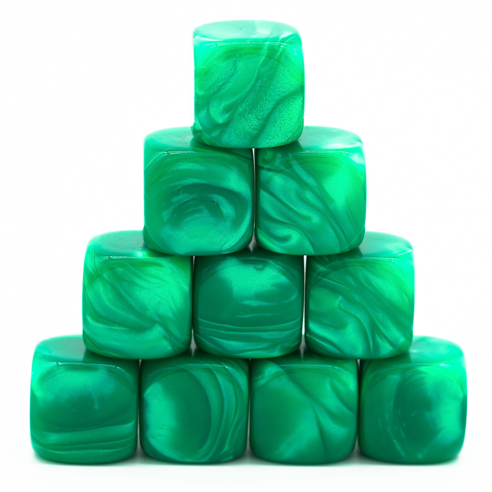 10 PCS Blank Dice 16mm Standard Dice 6 Sided Dice for Board Games DIY