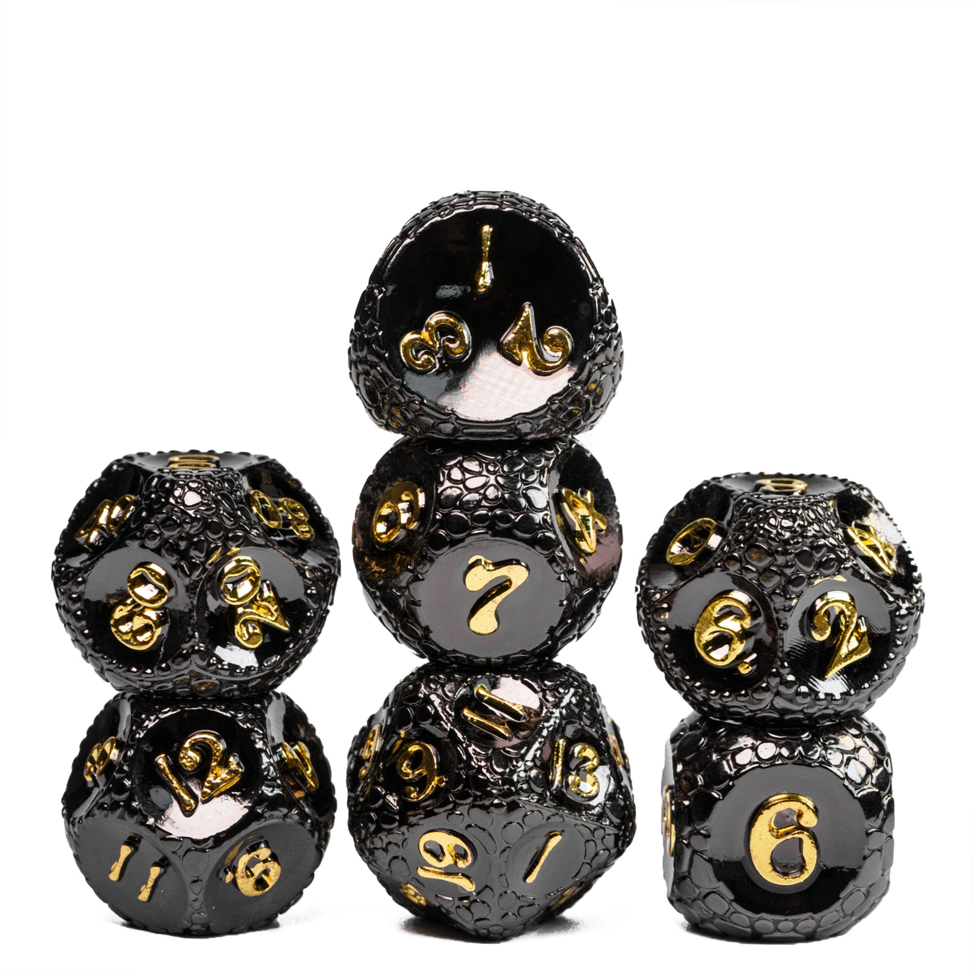 Cusdie DND-Würfel-Set Mit Oktopus-Füllung – 7-teilig, Polyedrisch, Für Rollenspiele Wie D&D