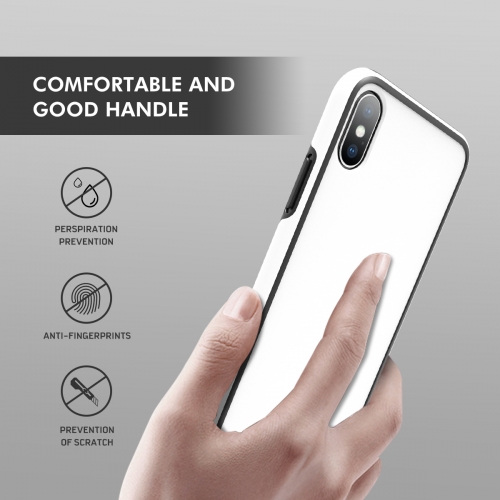 Rocontrip ANTI-drop phone back case for Apple iphoneX TPU+PC double cover to protect you phone