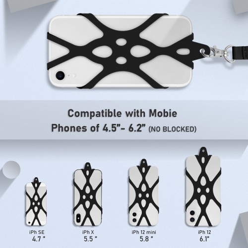 Acheter Rocontrip – lanière de téléphone portable 2 en 1, support de  boîtier avec sangle de cou détachable universelle pour Smartphone