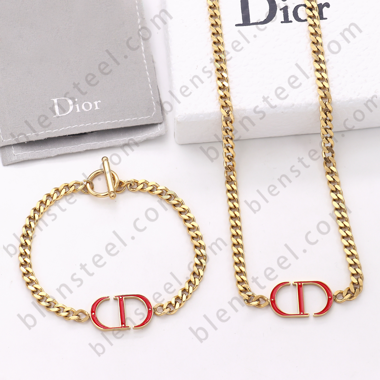 JW01L(Necklace:46cm, Bracelet 20.5cm)