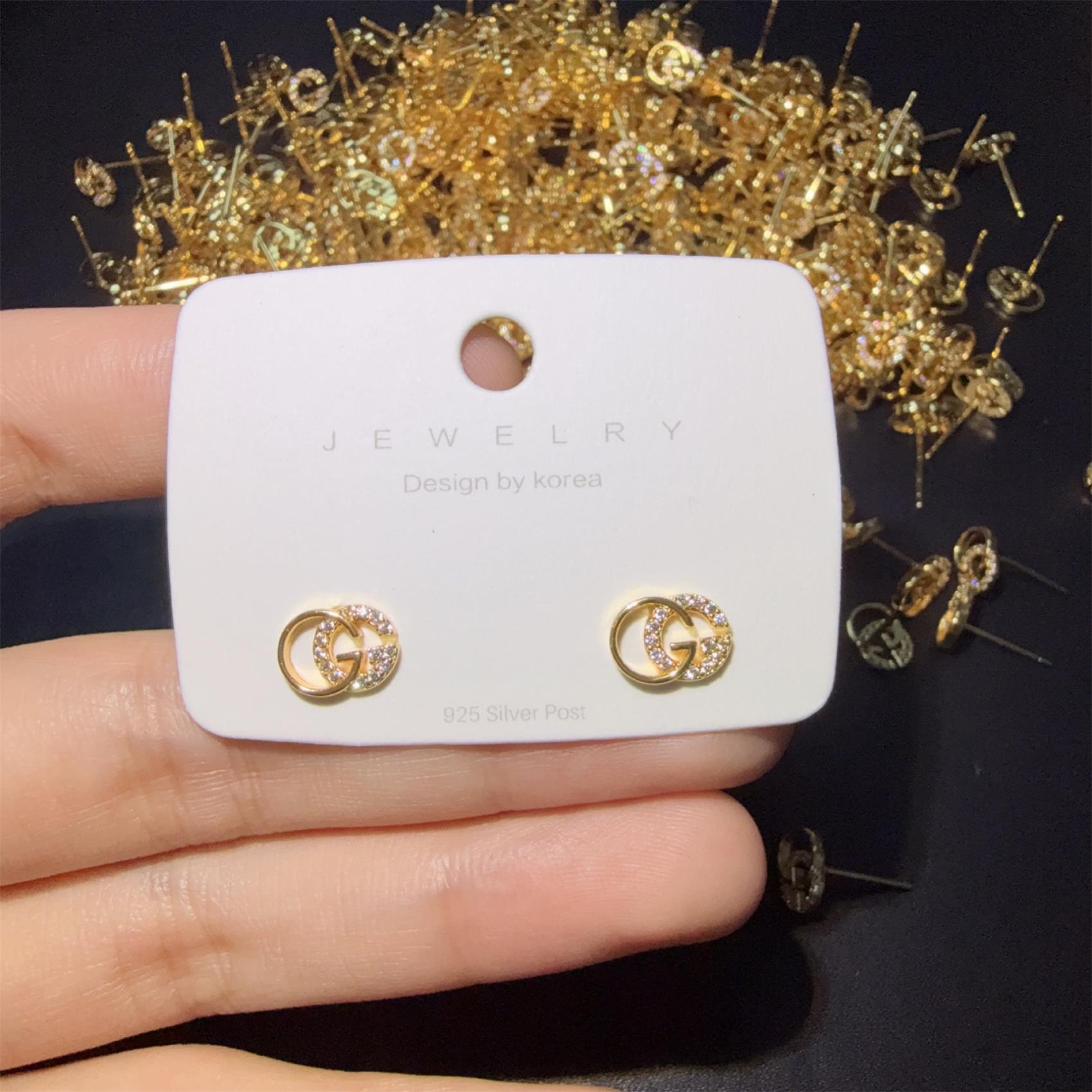 Brass Latón-Mini Kid Earring 7*10mm -E1331O