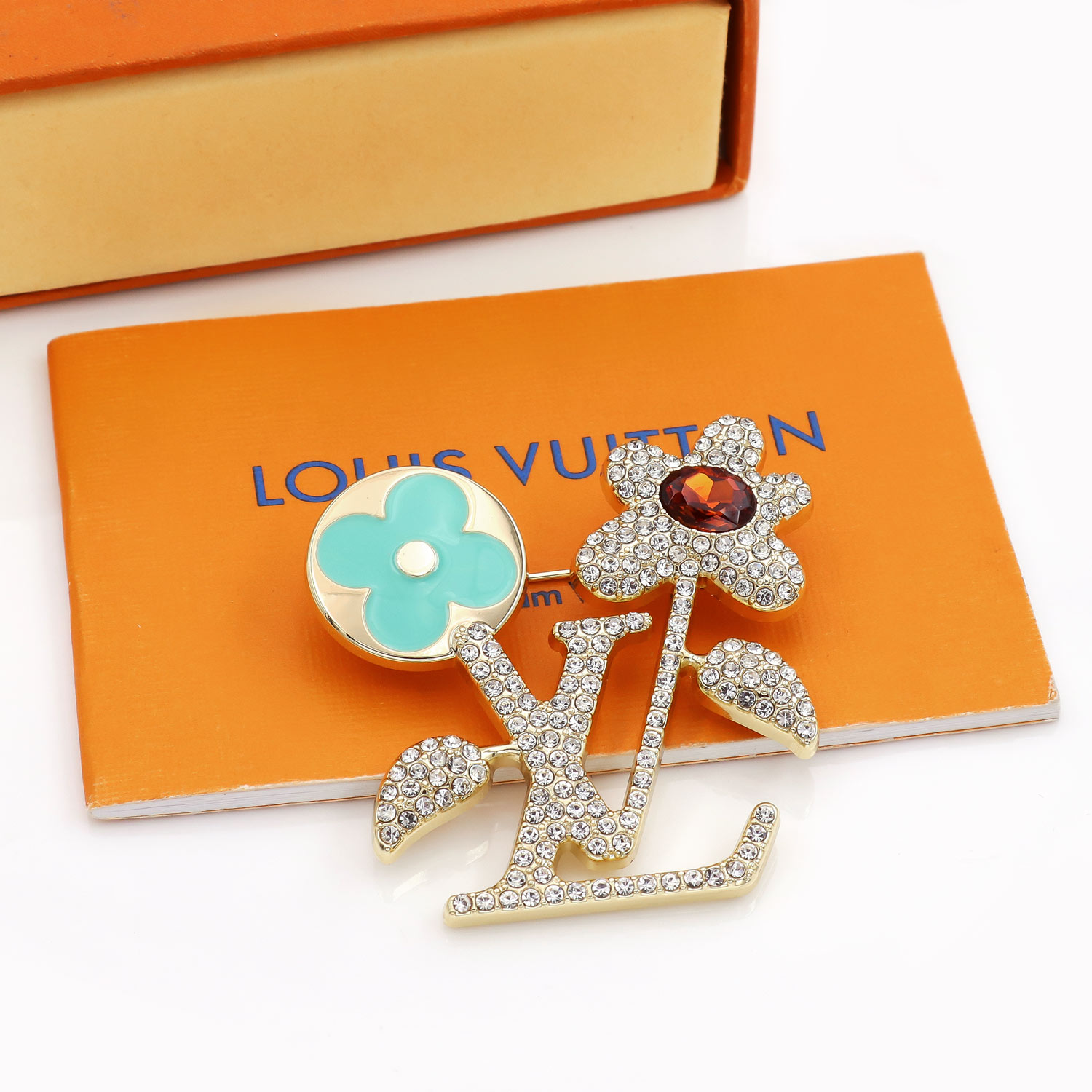 14K Color Brass Brooch (Laton Broche) - JP31C