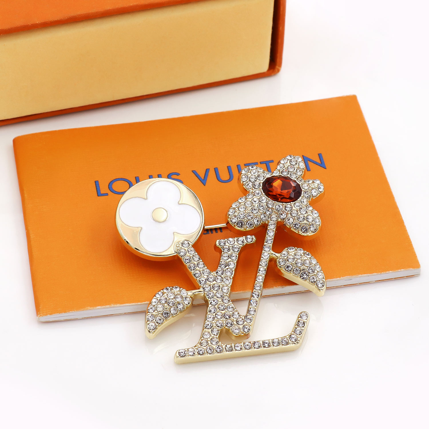 14K Color Brass Brooch (Laton Broche) - JP31D