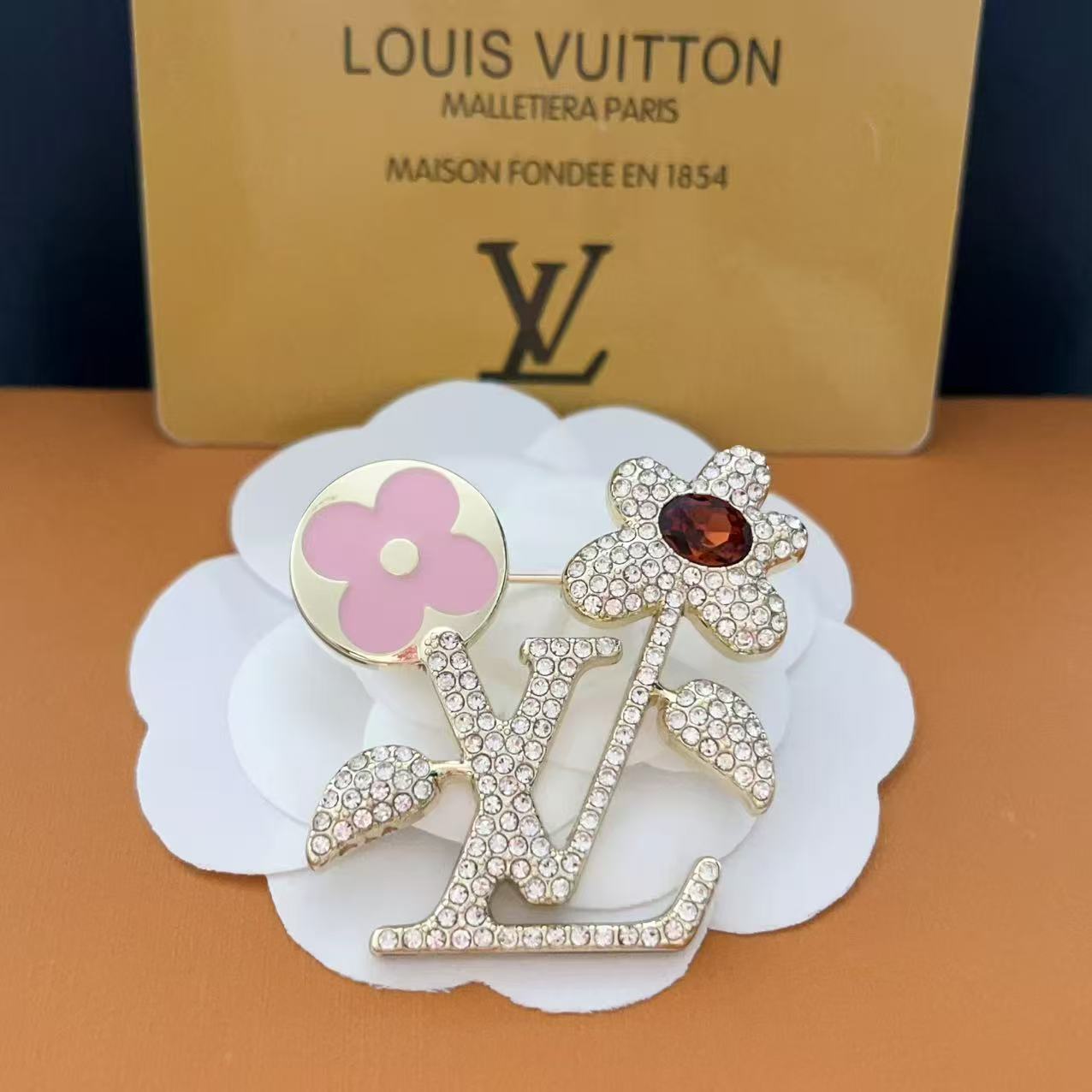 Copper Brooch Broche de cobre - XZ09D